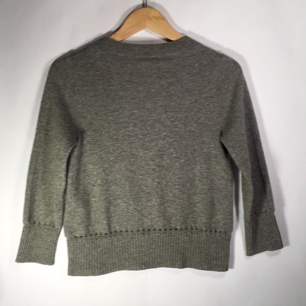 J. Crew Grey Cashmere Sweater - Picture 5 of 6